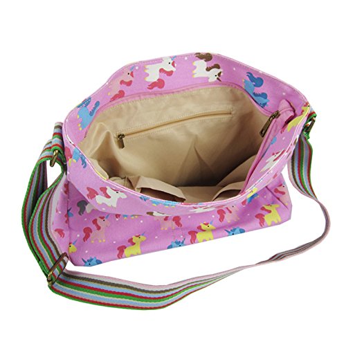 Unicorn Pink Messenger Shoulder Bag