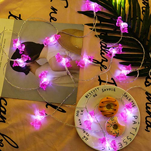 Pink Unicorn Fairy Lights Bedroom