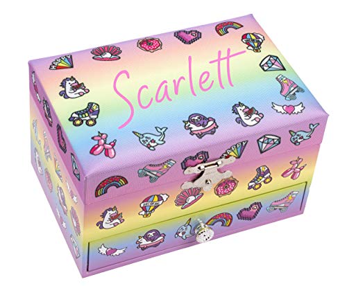 Personalised Unicorn Jewellery Box | Ombre Effect