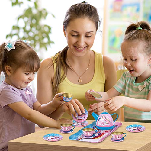 Unicorn Tea Party With Carry Case | Pink