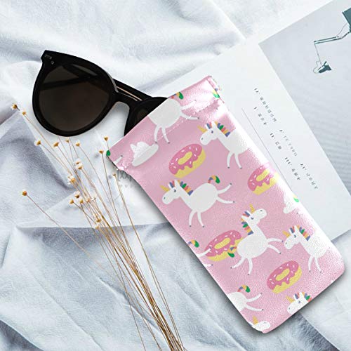 Donuts unicorns glasses case