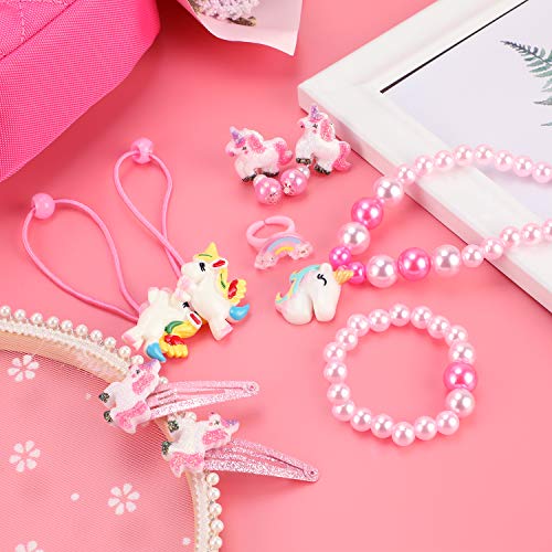Girls Unicorn Jewellery Handbag