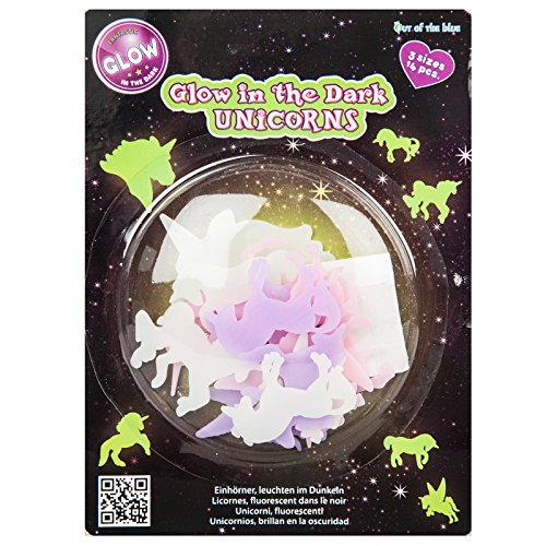 Glow in the dark unicorn stickers