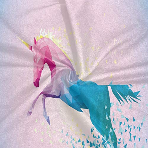 Rainbow Unicorn Windproof UV Protection Face Mask Bandanas Head Scarf Washable