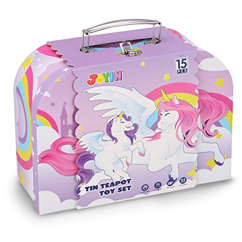 Tin Tea Party Play Set | Purple | Unicorn Design