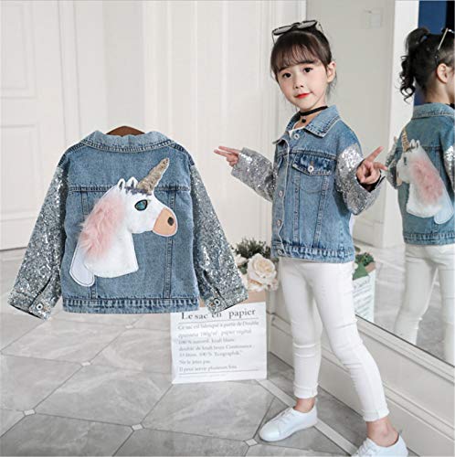 Unicorn Design Denim Jacket 