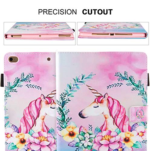 Cute Floral Unicorn iPad Case For Girls 