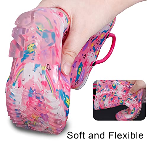 Rubber Wellington Boots Unicorn Design