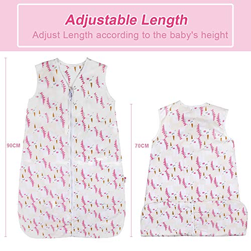 Adjustable Unicorn Baby Sleeping Bag 2.5 Tog