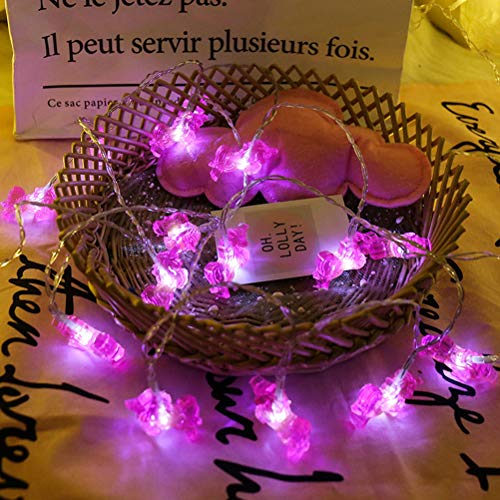 Pink Unicorn Fairy Lights 3m