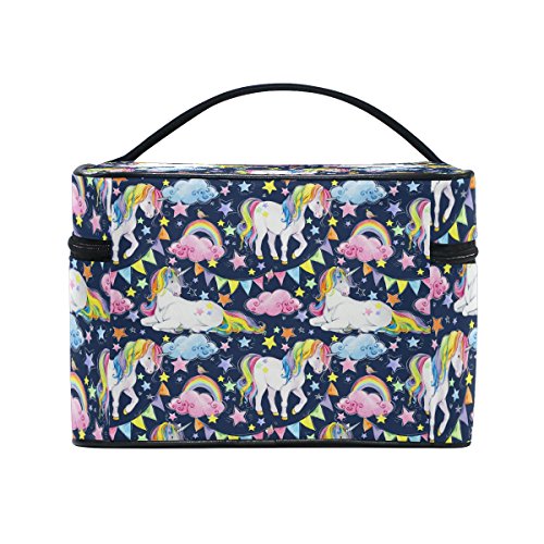 Blue Unicorn Rainbow Make Up | Toiletry Bag