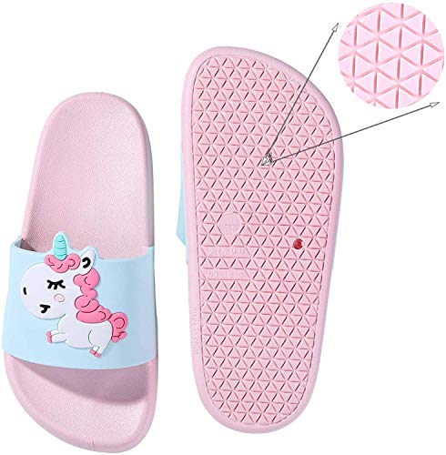 Kids Unicorn Sliders | Pink