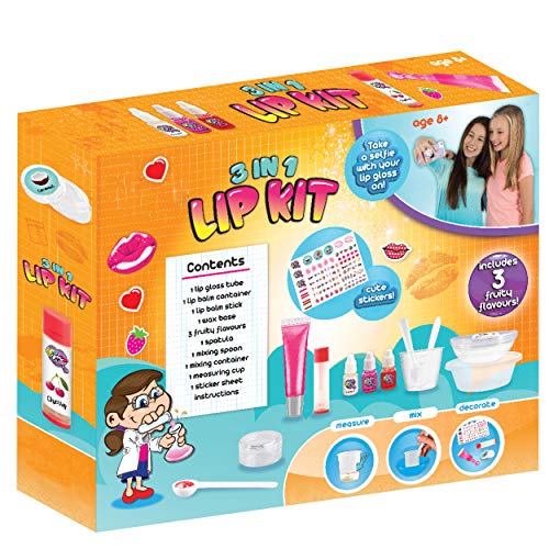 DIY Lip Balm Lipgloss and Lipstick 3in1 Craft Kit ~ For Her