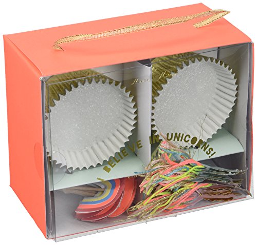 Unicorn Cupcake Gift Set Kit - I Believe In Unicorns - Cases & Toppers Pack of 24