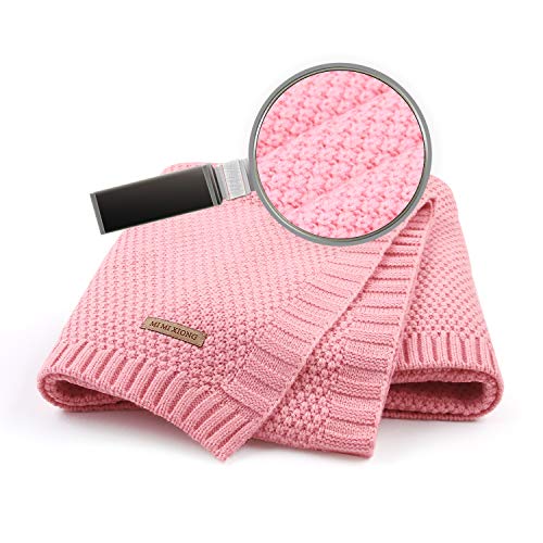 Woolen Pink Baby Blanket Cellular