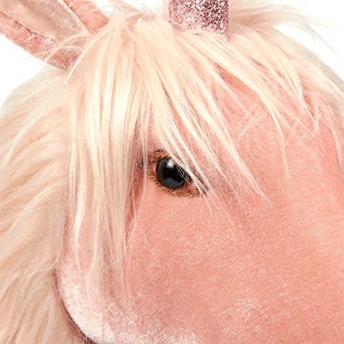 Juvale Unicorn Head Wall Mount - Wall Art Room Decor, Girls, Pink