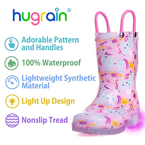 Girls Unicorn Wellies | Wellington Boots | Pink