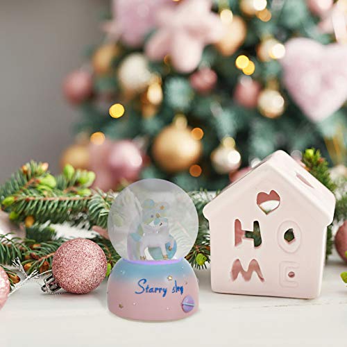 Unicorn Snow Globe | Unicorn Music Box