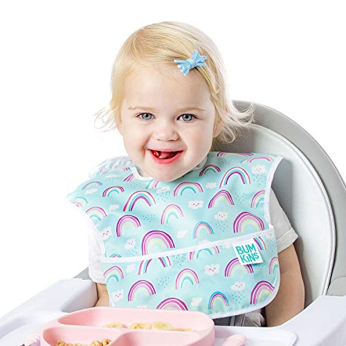 Unicorn and Rainbows Feeding Bib Girls