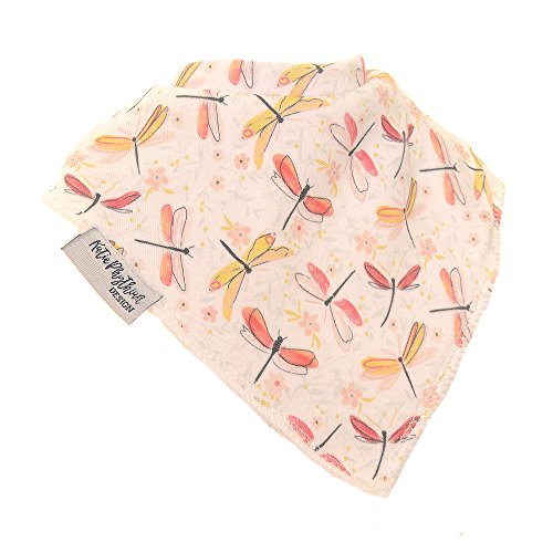 Ziggle Fun Baby and Toddler Bandana Bib - Absorbent 100% Cotton - Feat. Unicorns (4 Pack Gift Set)