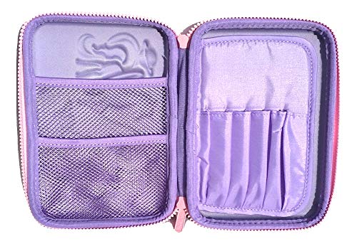Smiggle Pink & Lilac Unicorns Pencil Case Hardtop Single Compartment - Beyond