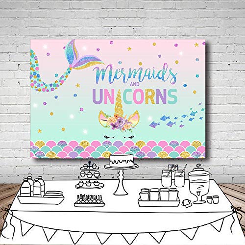 Unicorn Backdrop for Parties