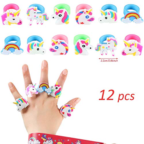 Unicorn Rings Party Bag Fillers