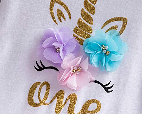 Unicorn 1st Birthday Outfit For Cake Smash