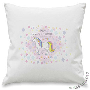 Always be a Unicorn Personalised Cushion Cover