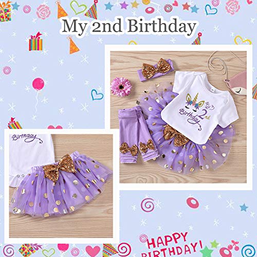 2nd Birthday Unicorn Party Outfit 