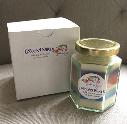 Unicorn Farts Soy Wax Candle | Novelty Candle