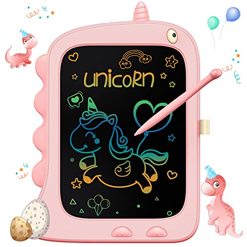 Unicorn Writing Tablet | 8.5 Inch | Kids Drawing Pad | Pink
