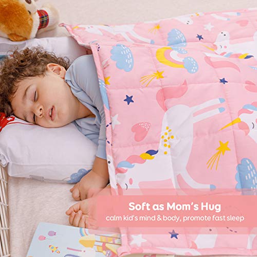 Pink Unicorn Weighted Blanket 