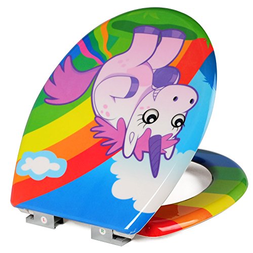 unicorn toilet seat