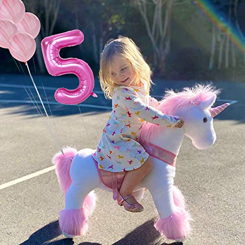 Official PonyCycle Classic U Series | Pink Unicorn | Children Age 4 - 9