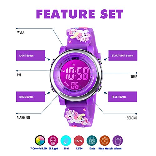 Unicorn Digital Kids Watch