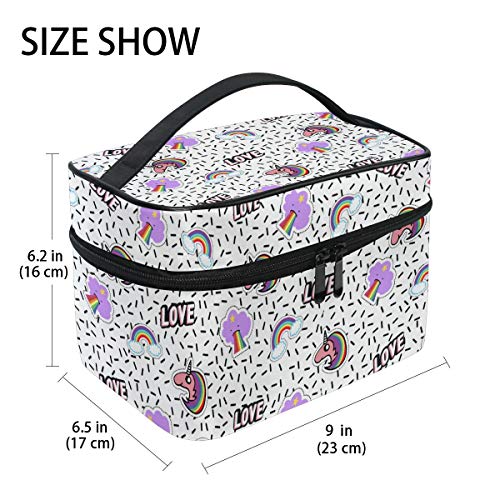 Cool Love Unicorn Cosmetic Toiletry Storage Organiser Case | Women | Girls | Teens