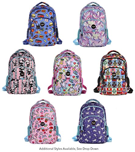 Various designs unicorn backpack