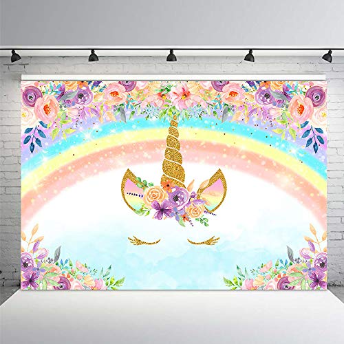 Rainbow Unicorn Photography Background