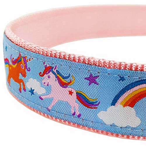 Unicorn Pink Dog Collar 11" - !5" | Bestbuddy Pet