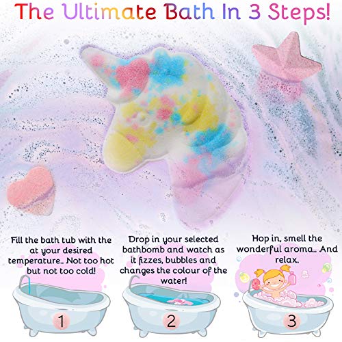 Unicorn Bath Bomb Gift Pack Set