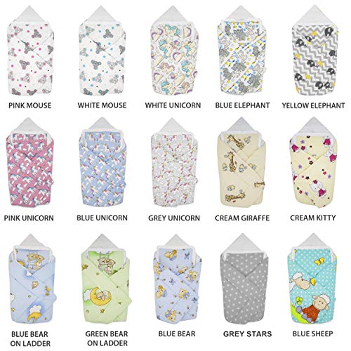 Unicorn Baby Swaddle Wrap Bedding Blanket with Pillow | Sleeping Bag for Newborns | Age 0-3 Months