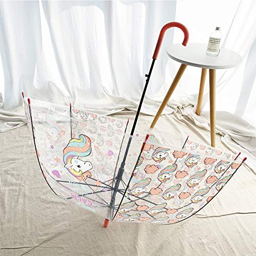 Unicorn Transparent Umbrella Kids 