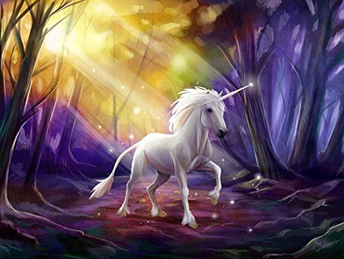 Magical unicorn woodland jigsaw puzzle