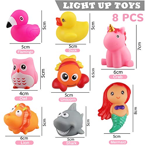 Light Up Animal Bath Toys | Unicorn 