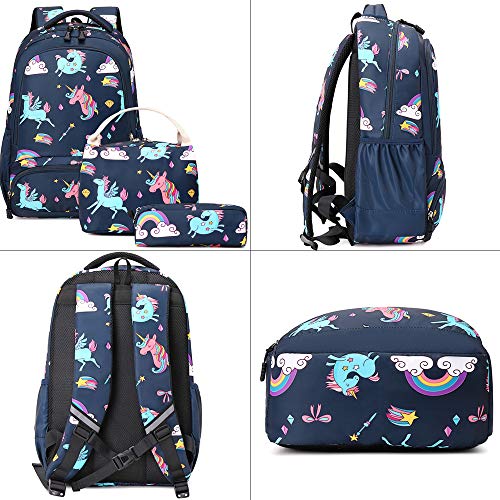 3 In 1 Unicorn Backpack | Lunch Bag | Pencil Case
