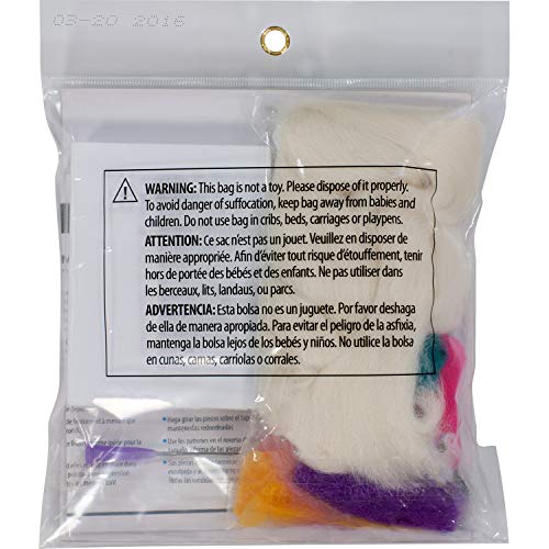 Unicorn Needle Felting Kit | 72-75779 | Dimensions