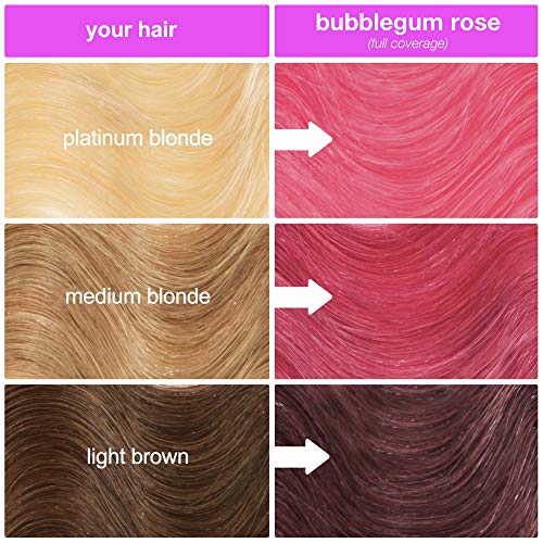 Lime Crime Unicorn Semi-Permanent Hair Color, Bubblegum Rose, 200 ml