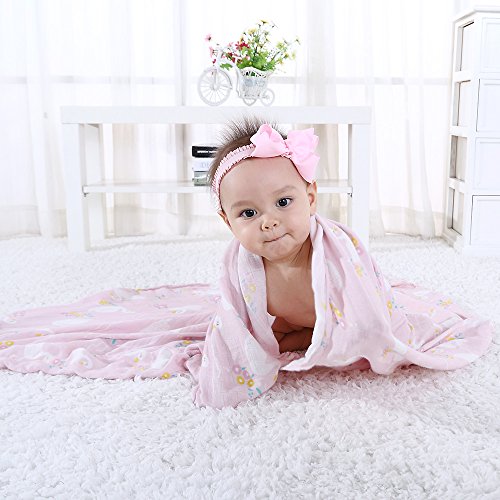 Unicorn Muslin Blanket For Baby