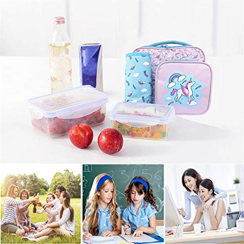 Unicorn Lunchbox Pink For Girls